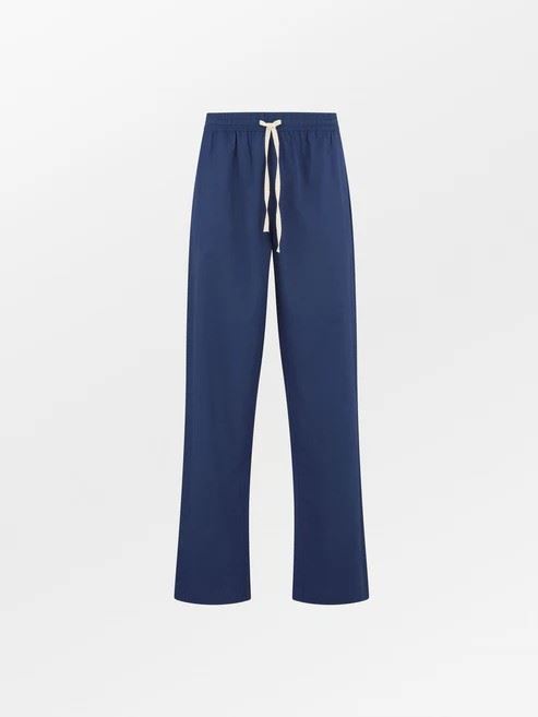 BECK SÖNDERGAARD PYJAMASBUKSER, SCALLOP PYJAMAS PANTS, NAVY BLUE