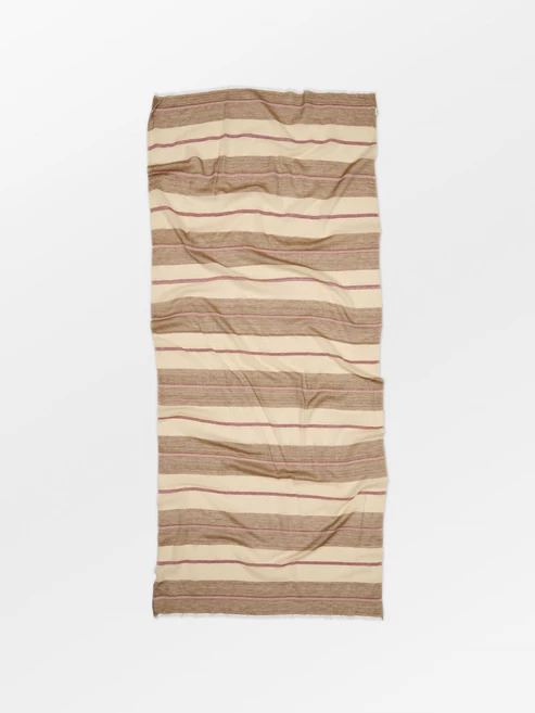 TØRKLÆDE, WOVELIA COWEA SCARF, MOCHA BROWN