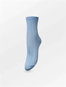 BECK SÖNDERGAARD STRØMPER, GLITTER DRAKE SOCK, ANGEL FALLS BLUE