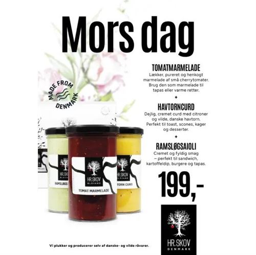HR SKOV MORSDAG/GOURMET ÆSKE