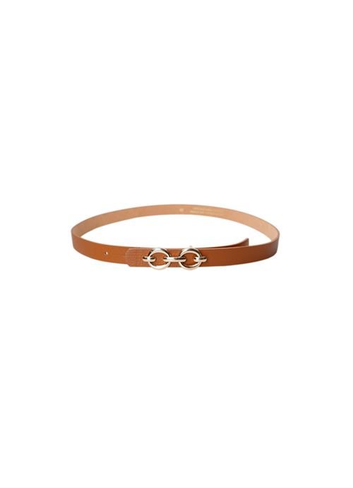 BLACK COLOUR LÆDERBÆLTE, BCLOTUS BELT, COGNAC