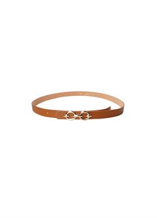 BLACK COLOUR LÆDERBÆLTE, BCLOTUS BELT, COGNAC