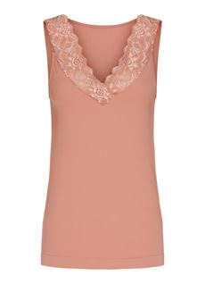 TIM OG SIMONSEN TOP, BELEN V-LACE TOP, FERSKEN