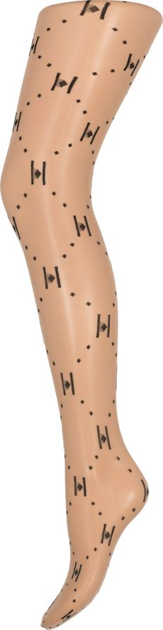 HYPE THE DETAIL NYLONSTRØMPER, LOGO 25 DEN TIGHTS, NUDE 25 DEN