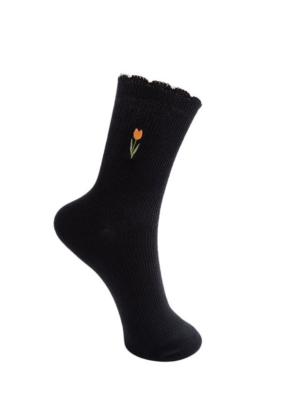 BLACK COLOUR STRØMPER, BCAVERY SOCK, BLACK