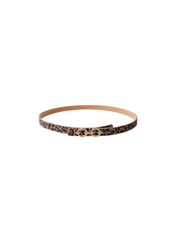 BLACK COLOUR BÆLTE, BCLOTUS BELT, LEOPARD
