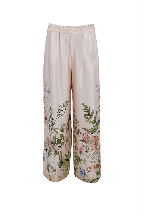 BLACK COLOUR BUKSER, BCZENNIA PANT, CHAMPAGNE FLOWER