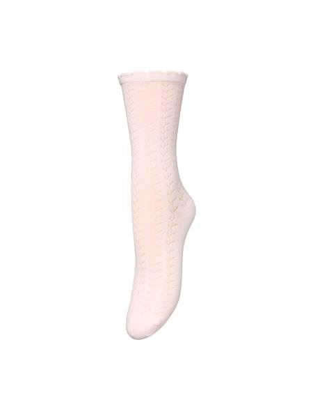 BECK SÖNDERGAARD STRØMPER, LEOFA COTTA SOCK, TENDER PINK