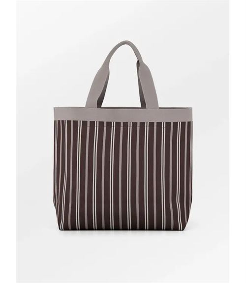 BECK SØNDERGAARD TASKE, INTERLOCK LILIAN BAG, HOT FUDGE BROWN