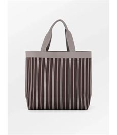 BECK SØNDERGAARD TASKE, INTERLOCK LILIAN BAG, HOT FUDGE BROWN