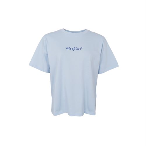 BLACK COLOUR T.SHIRT, BCLOVE SS, LT. BLUE