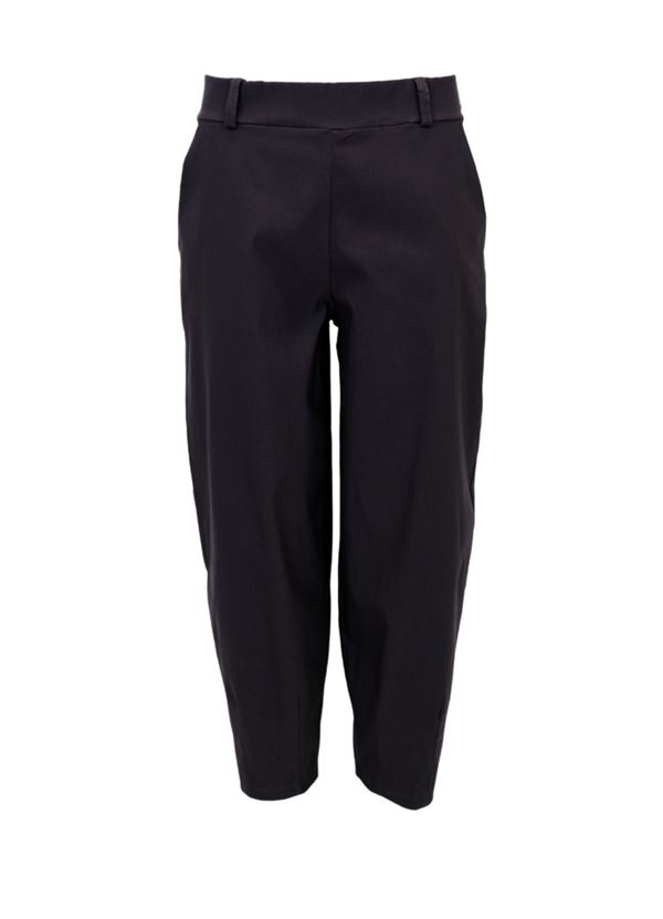 BLACK COLOUR BUKSER, BCBEVERLY BARREL PANT, BLACK