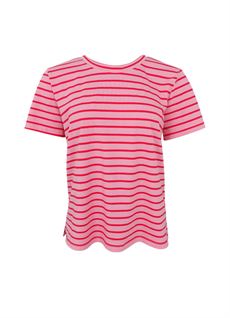 BLACK COLOUR T-SHIRT, BCMAYLEE SS TEE, ROSE RED