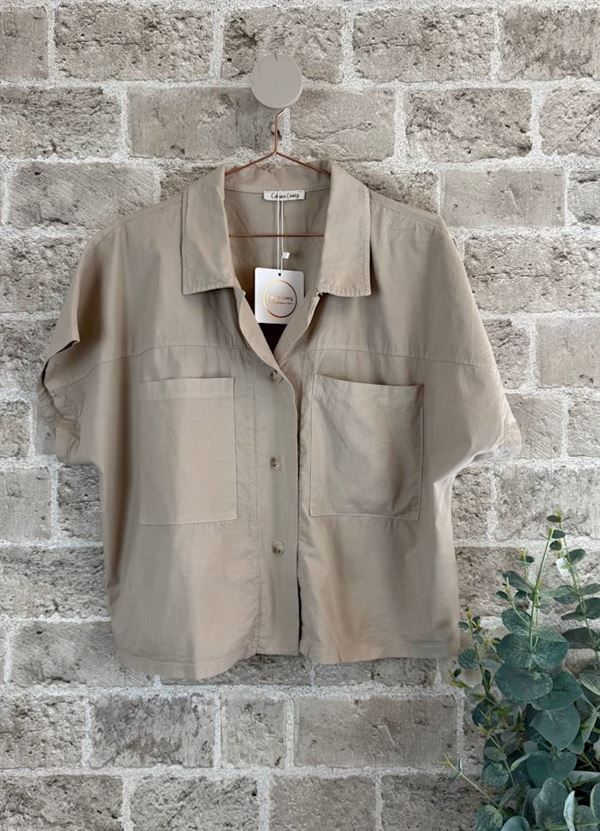 CABANA LIVING SKJORTE, MAGMA 60398, CASHMERE
