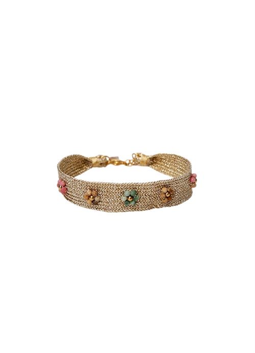 BLACK COLOUR ARMBÅND, BCSERAPHINE BRACELET, GOLD COLOURED