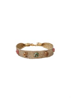 BLACK COLOUR ARMBÅND, BCSERAPHINE BRACELET, GOLD COLOURED