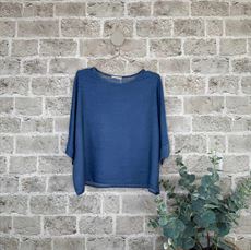 CABANA LIVING BLUSE, VATSI 22815, MEDIUM DENIM