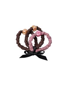 BLACK COLOUR BCROYA 3-PCS.SET, COFFEE/SOFT PINK