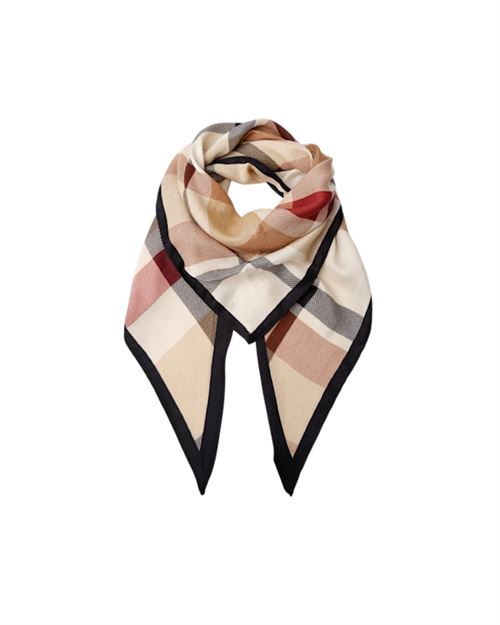 BLACK COLOUR TØRKLÆDE, BCSHIRA TRIANGLE SATIN SCARF, BURNT ORANGE