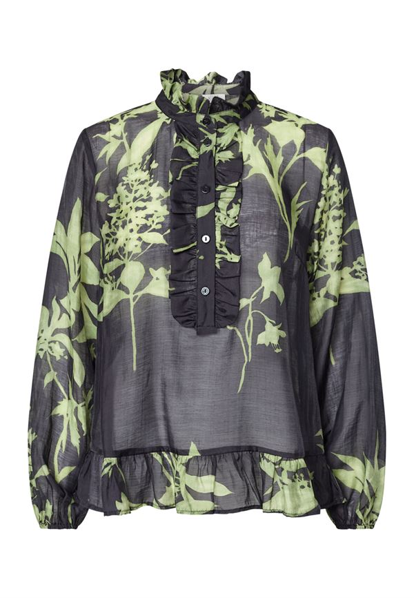 LOVE & DIVINE BLUSE, LOVE1457, GREEN LEAF