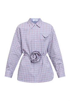 LOVE & DIVINE SKJORTE, LOVE1488 SHIRT, BLUE CHECK