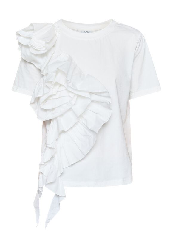 LOVE & DIVINE T-SHIRT, LOVE1496, WHITE
