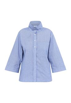 LOVE & DIVINE SKJORTE, LOVE1523, BLUE CHECK