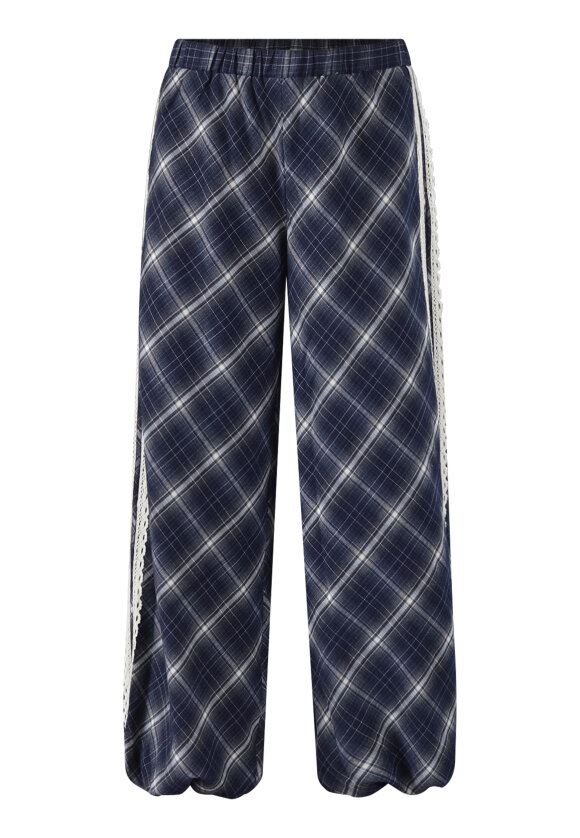 LOVE & DIVINE BUKSER, LOVE1595-1, NAVY CHECK