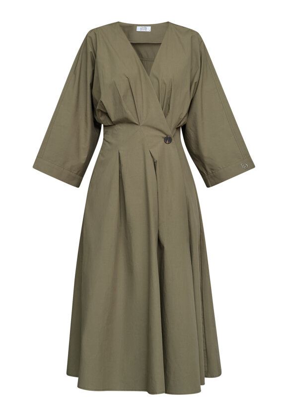 LOVE & DIVINE KJOLE, LOVE1602 DRESS, KHAKI
