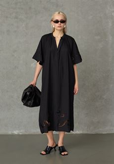 LOVE & DIVINE KJOLE, LOVE1606 DRESS, BLACK