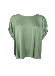BLACK COLOUR BLUSE, BCMABLE BLOUSE, SAGE GREEN