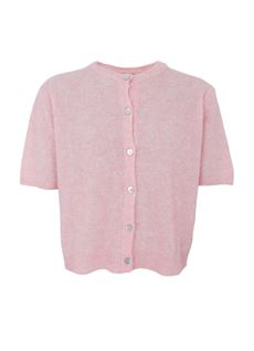 BLACK COLOUR CARDIGAN, BCDELL SS CARDIGAN, ROSE