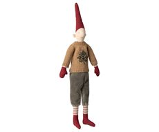 MAILEG PIXY STR. 3, DRENG MED BUKSER OG STRIKKET SWEATER