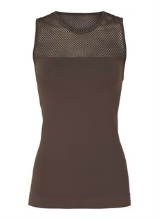 TIM OG SIMONSEN TOP, MESH TOP, ARMY GREEN