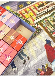 VISSEVASSE PUSLESPILSJULEKALENDER, SKATE & COFFEE PUSLESPILJULEKALENDER