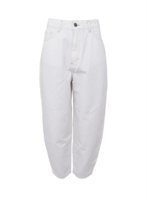 BLACK COLOUR BUKSER, BCIZZY BARREL PANT, OFF WHITE