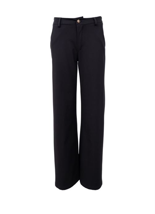 BLACK COLOUR BUKSER, BCDAVI CASUAL BOX PANT, BLACK