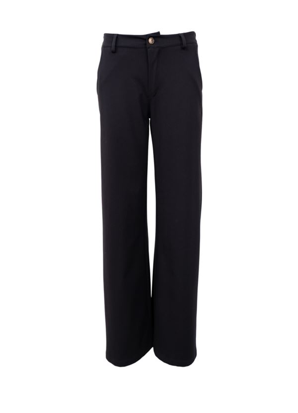 BLACK COLOUR BUKSER, BCDAVI CASUAL BOX PANT, BLACK