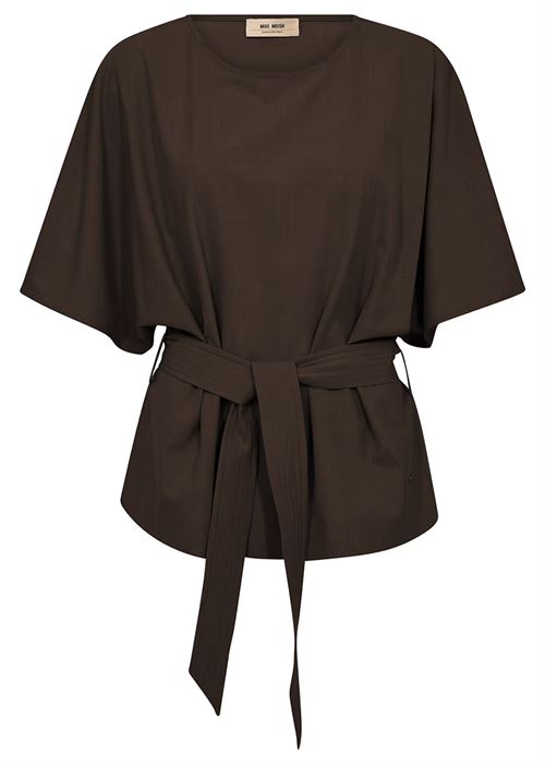 MOS MOSH BLUSE, MMRIKAS ROY BLOUSE, COFFEE QUARTZ