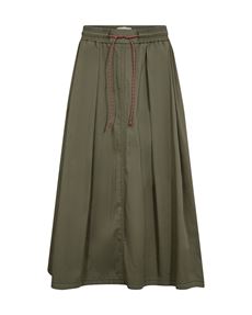 MOS MOSH NEDERDEL, MMADINE TIVO SKIRT, BURNT OLIVE