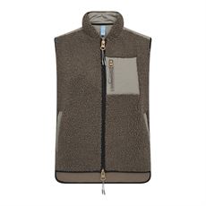 MOS MOSH VEST, MMROWE ELI TEDDY VEST, DUSTY OLIVE