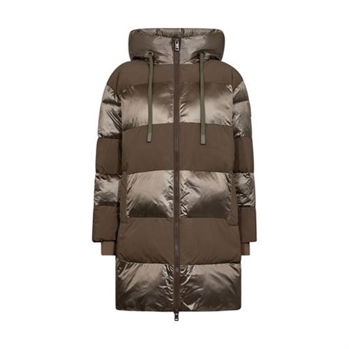 MOS MOSH JAKKE, MMAVON BLOCK JACKET, CHOCOLATE CHIP