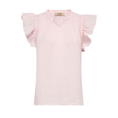 MOS MOSH BLUSE, MMTEA LINEN BLOUSE, BALLET SLIPPER