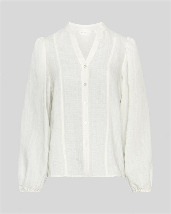 MSCH COPENHAGEN SKJORTE, MSCHBLANKA AMRITA SHIRT, EGRET