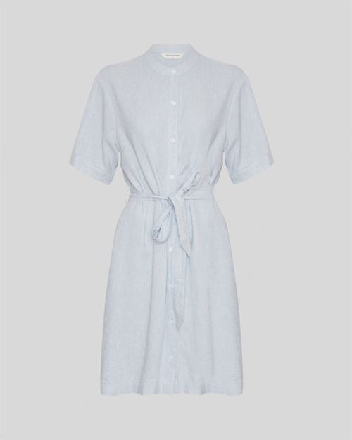 MSCH COPENHAGEN SKJORTE/KJOLE, MSCHPENNIE GINIA 2/4 SHIRT DRESS, SKYWAY MELANGE