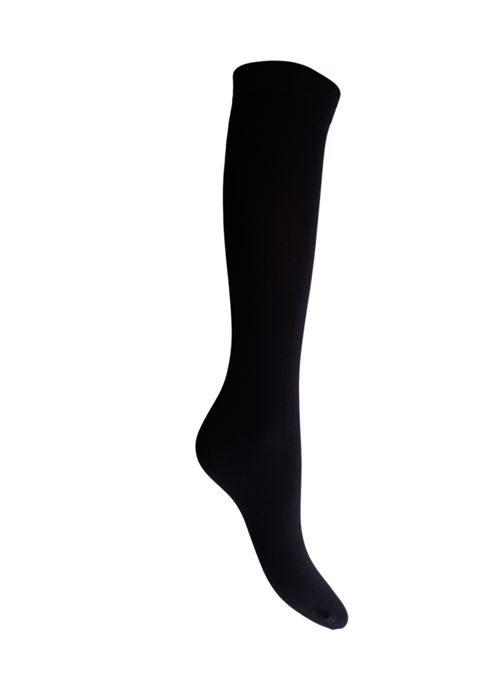 BLACK COLOUR STRØMPER, BCMUNA NYLON KNEE HIGHS, BLACK