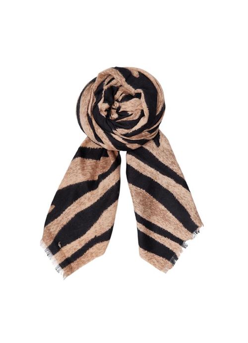 BLACK COLOUR TØRKLÆDE, BCALVIDA WINTER SCARF, LATTE