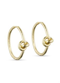 PURE BY NAT CREOLER, LILOU STORE CREOLER, 24K GULDBELAGT