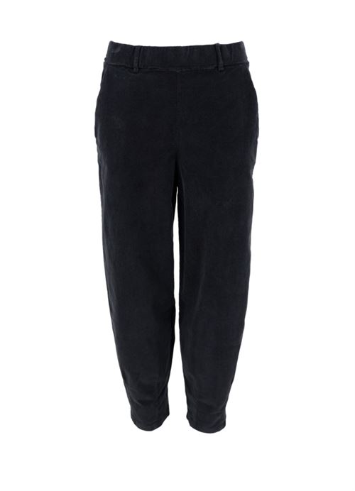 BLACK COLOUR FLØJLSBUKSER, BCMEMPHIS BARREL PANT, BLACK