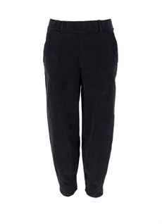BLACK COLOUR FLØJLSBUKSER, BCMEMPHIS BARREL PANT, BLACK